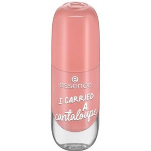 Essence Gel nail colour, gellak, nagellak, nr. 50 I CARRIED A cantaloupe, oranje, langdurig, kleurintensief, gelig, glanzend, zonder aceton, veganistisch, vrij van microplastic deeltjes (8 ml)