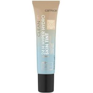 Catrice - Clean ID 24H Hyper Hydro Skin Tint - Foundation - nr. 090 Warm Walnut - 30 ml