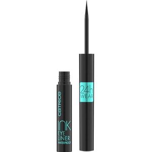 Catrice Ink Eyeliner Waterproof, nr. 010, zwart, dekkend, ultra zwart, expresresultaat, kleurintensief, mat, veganistisch, waterbestendig, zonder microplastic deeltjes, zonder parfum, per stuk verpakt