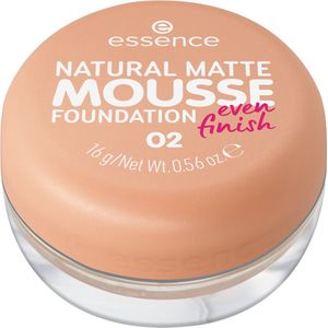 essence - NATURAL MATTE MOUSSE - Foundation - Tint 02 - 16 g