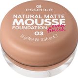 essence - NATURAL MATTE MOUSSE - Schuim Make-up - Tint 03 - 16 g