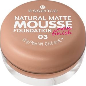 Essence NATURAL MATTE MOUSSE Schuim Make-up Tint 03 16 g