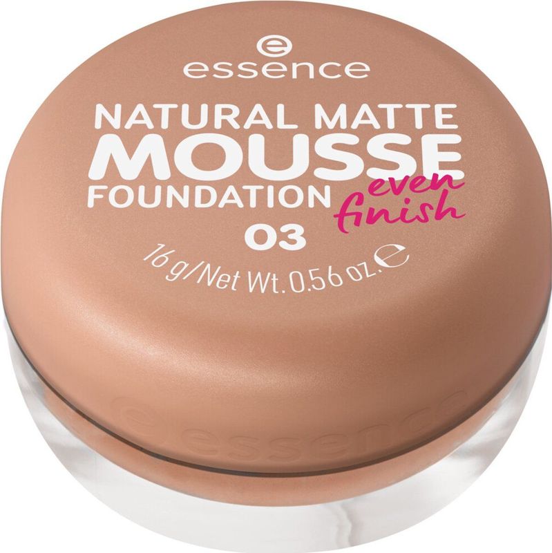essence - NATURAL MATTE MOUSSE - Schuim Make-up - Tint 03 - 16 g