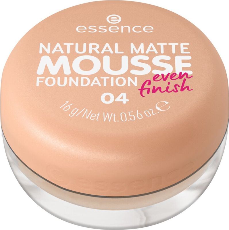 essence - NATURAL MATTE MOUSSE - Schuim Make-up - Tint 04 - 16 g