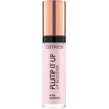 Catrice Plump It Up Lip Booster 020 No Fake Love, glänzender Lippenbooster in sanften Nude-Ton, aufpolsternder Effekt, kühlend, vegan, 3,5 ml