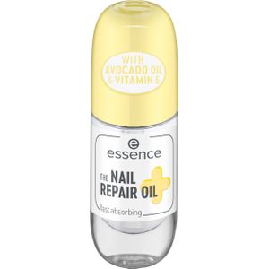 Essence The Nail Repair Oil, nagelolie, regenererend, verzorgend, sneldrogend, zonder aceton, veganistisch, microplastic deeltjes vrij (8 ml)
