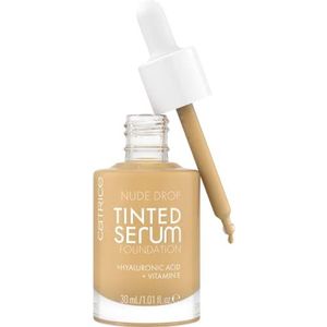 Catrice Nude Drop Tinted Serum Foundation, langhoudend, matterend, verzorgend, natuurlijk, mat (30ml)