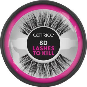 Catrice 8D Lashes To Kill Nr. 010 Kunstwimpers, zwart, langhoudend, nepwimpereffect, veganistisch, zonder microplasticdeeltjes, nanodeeltjes, zonder parfum, per stuk verpakt (1 g)