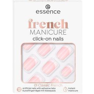 Essence - Kunstnagels - Nº 01 Classic French - Zelfklevend - Herbruikbaar - 12 Stuks