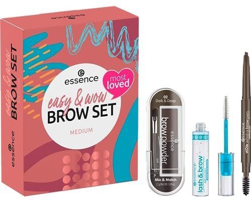 Essence - Easy & WOW - Wenkbrauw Mascara en Gels - 3 Stuks - Veganistisch