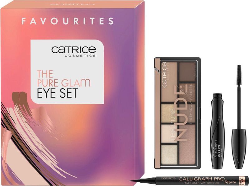 Catrice - The Pure Glam Eye Set - Gift Set - Voor de Ogen - Inclusief Eyeliner, Oogschaduw en Mascara