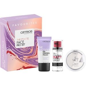 Catrice Make-up gezicht Primer The Matte Face Pro Set All Matt Plus Shine Control Powder 001 Universal 10 g + The Mattifier Oil-Control Primer 30 ml + Oil-Control Matt Fixing Spray 50 ml