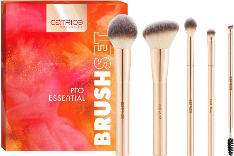 Catrice - Pro Essential - Kwastenset - Goud - Synthetisch - Set van 5