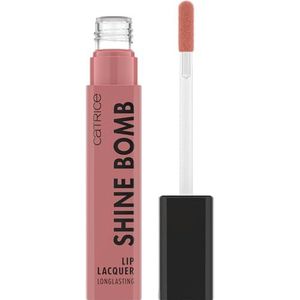 Catrice Shine Bomb Lip Lacquer N°020 Lippenstift, nude, langdurig, direct effect, glanzend, kleurrijk, veganistisch, olievrij, zonder parabenen, zonder microplasticdeeltjes, 3 ml