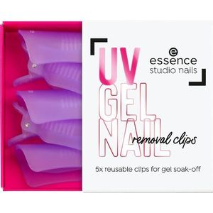 Essence - Studio Nails - UV Gel Nail Verwijderclips - 5 Stuks