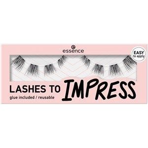 Essence LASHES TO IMPRESS Nepwimpers met Lijm en Applicator 8 st