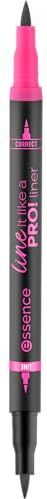 Essence - Line It Like A PRO - Eyeliner - Zwart - 2-in-1 met Correctietip
