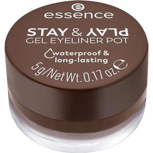 essence - Stay & Play Gel Eyeliner - Brown - 5 g