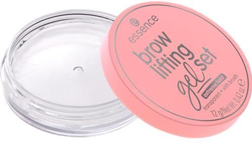 essence brow lifting gel set, Augenbrauengel, Transparent, langanhaltend, definierend, fixierend, transluzent, vegan, ohne Mikroplastikpartikel, Nanopartikel frei, ohne Parfüm, 1er Pack (12g)