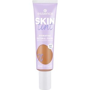 Essence Skin Inkt Make-up, nr. 70, Bruin, hydraterend, natuurlijk, veganistisch, olievrij, UVA- en UVB-filter + SPF 30, zonder parfum, per stuk verpakt (30ml)