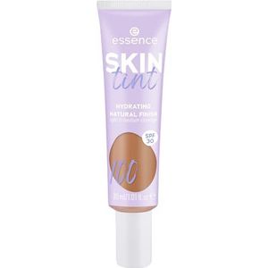 Essence Skin Inkt Make-up, nr. 100, Nude, hydraterend, natuurlijk, veganistisch, olievrij, UVA- en UVB-filter + SPF 30, zonder parfum, per stuk verpakt (30ml)