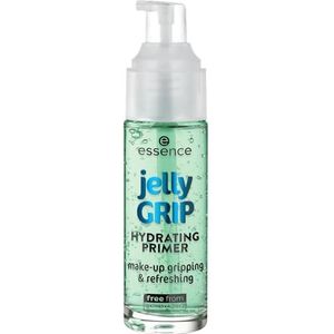 Essence Jelly Grip Hydroating Primer, groen, hydraterend, gladmakend, natuurlijk, voor droge huid, veganistisch, zonder parabenen, nanodeeltjes, glutenvrij, per stuk verpakt (29 ml)