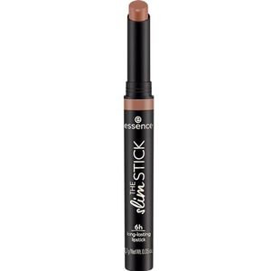 essence Cosmetics The Slim Stick Lippenstift, nr. 101, nude, langdurig, voedend, intensieve kleur, mat, veganistisch, parfumvrij, alcoholvrij, parabenen, per stuk verpakt (1,7 g)