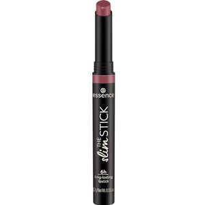 essence The slim stick lippenstift nr. 105, paars, langdurig, voedend, express resultaat, intense kleuren, mat, veganistisch, zonder parfum, zonder alcohol, zonder parabenen, 1 stuk (1,7 g)