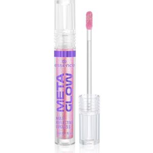 Essence META GLOW MULTI-REFLECTIVE lipgloss met een holografisch effect Tint 03 Pink Vision 3 ml