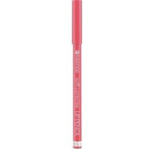 Essence Soft & Precise Lip Pencil, lippencontourstift, nr. 207, oranje, langdurig, direct resultaat, natuurlijk, veganistisch, zonder parfum, zonder alcohol, zonder conserveringsmiddelen, per stuk