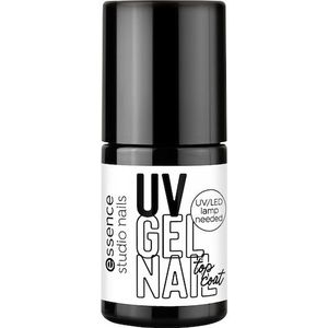 Essence - Studio Nails - UV Gel Nail Top Coat Tint - 01 Perfect Ending - 5 ml