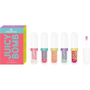 essence - Juicy Bomb Gift Set - Lipgloss - 5 Stuks - Cosmetica voor Vrouwen