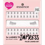 Essence - 3x Lashes To Impress - Nepwimpers - Set Van Drie