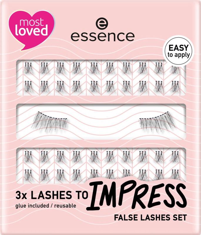Essence - 3x Lashes To Impress - Nepwimpers - Set Van Drie