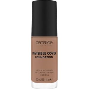 Catrice Invisible Cover - Foundation nr. 050C - nude - hydraterend - langdurig - natuurlijk - voor droge huid - veganistisch - olievrij - zonder parabenen, zonder microplasticdeeltjes - 30 ml