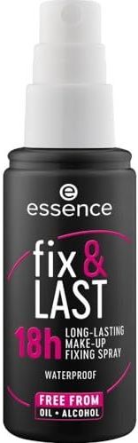 essence fix & Last 18h Long-Lasting Fixing Spray, Transparent, 50 ml