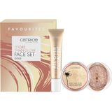 Catrice More Than Glow Face Set goud, acetonvrij, veganistisch, zonder microplastic deeltjes, zonder alcohol, per stuk verpakt (3 stuks)