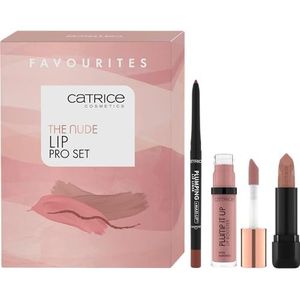 Catrice - The Nude Lip PRO Set - Lippen - Nude - Inclusief Lipliner, Lipstick, Lipgloss