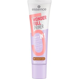 Essence - Wonder Full Primer - 5 In 1 - Transparant Bruin - 30ml