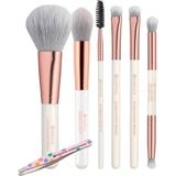 Essence - Make-up Kwasten Set - Kleurcorrectie en Contouren - Poederkwast, Highlighter, Oogschaduwkwasten, Spoolie, Pincet