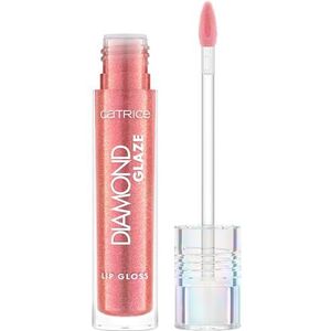Catrice Diamond Glaze Lip Gloss, Direct Resultaat, Glanzend, Holografisch, Glitterig (3 ml)