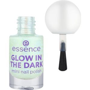 essence Mini Nail Polish Nagellak, Nr. 01 - Glow In The Dark, 5 ml