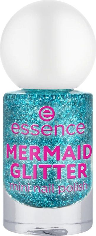 Essence - Mini Nagellak - Mermaid Glitter - Turquoise - 5 ml