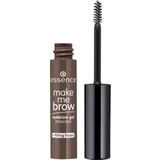 Essence - Make Me Brow - Wenkbrauw Gel Mascara - Donkerbruin - 3-in-1 Formule