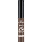 Essence - Make Me Brow - Wenkbrauw Gel Mascara - Donkerbruin - 3-in-1 Formule