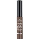 Essence - Make Me Brow - Wenkbrauw Gel Mascara - Donkerbruin - 3-in-1 Formule