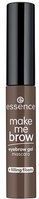 Essence - Make Me Brow - Wenkbrauw Gel Mascara - Donkerbruin - 3-in-1 Formule