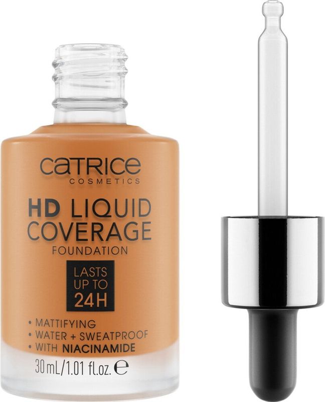 Catrice - HD Liquid Coverage - Foundation - Tint 082 Warm Caramel - 30 ml