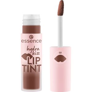 essence - hydra kiss - LIP Tint Liquid Lipstick - Chocolate Brown - 4 ml