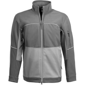 QUALITEX HIGH QUALITY WORKWEAR Softshelljacke RESIST anthrazit/grau Herren: 4XL